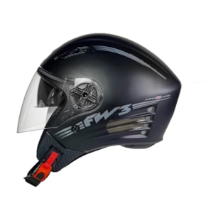 CAPACETE FW3 X OPEN UP LIMITED FOSCO