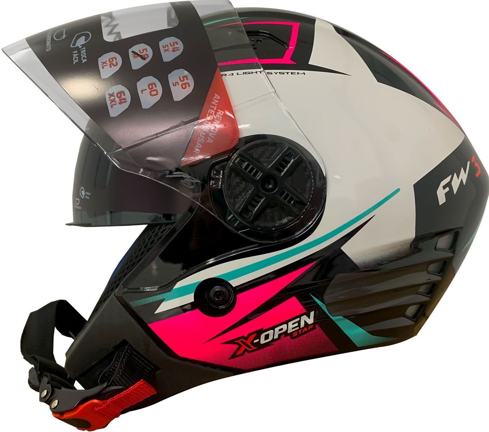 Compre o CAPACETE FW3 X OPEN e Seja Protegido! Paulinho Motos