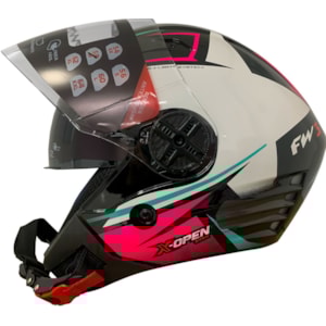 CAPACETE FW3 X OPEN UP STAR SV