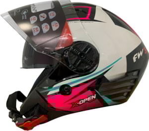 CAPACETE FW3 X OPEN UP STAR SV