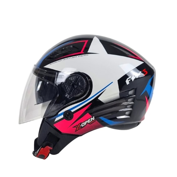 CAPACETE FW3 X OPEN UP STAR SV