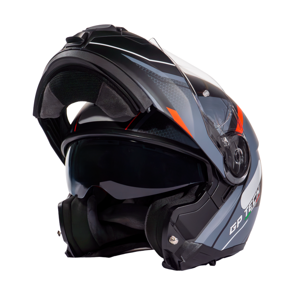 A作 Descubra a Revolução na Segurança: Capacete GP TECH A118 SV Road