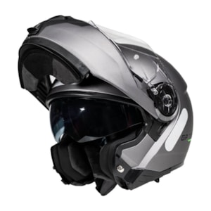 CAPACETE GP TECH A118 SV MONO ARTICULADO FOSCO TITANIUM