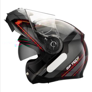 Capacete GP TECH A118 SV Pulse Articulado Robocop 
