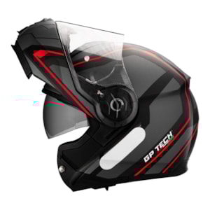 Capacete GP TECH A118 SV Pulse Articulado Robocop Fosco 