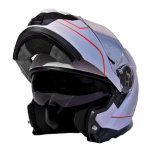 Capacete GP TECH A118 SV Road Articulado Robocop 