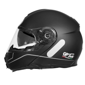 Capacete GP TECH A118 SV Road Articulado Robocop Fosco 
