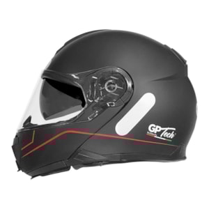 Capacete GP TECH A118 SV Road Articulado Robocop Fosco 