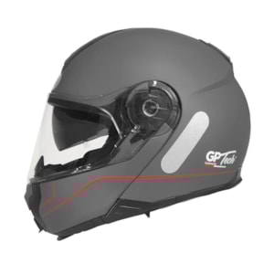 Capacete GP TECH A118 SV Road Titanium Articulado Robocop Fosco 