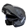 Capacete GP TECH A118 SV Titanium Mono Articulado Robocop Fosco 