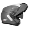 Capacete GP TECH A118 SV Titanium Mono Articulado Robocop Fosco 