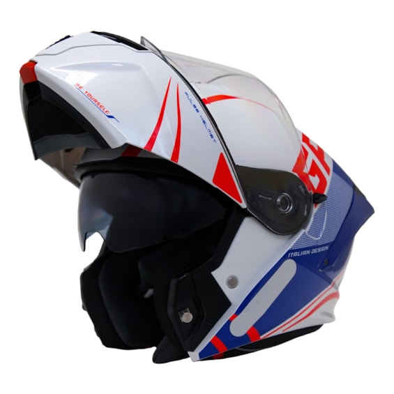 CAPACETE GP TECH A128 SV PULSE ARTICULADO BE YOURSELF