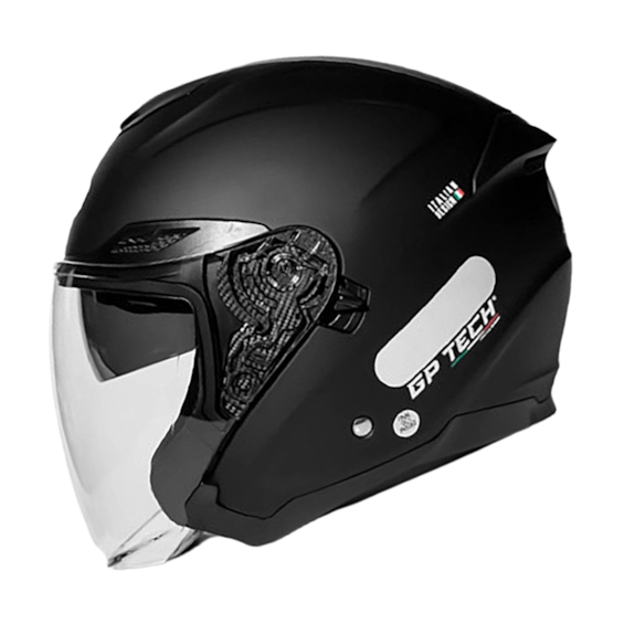 CAPACETE GP TECH OF669 MONO FOSCO PRETO