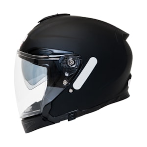 CAPACETE GP TECH OPEN DUO R18 MONO FOSCO ABERTO