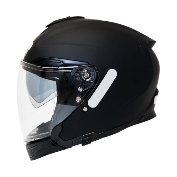 CAPACETE GP TECH OPEN DUO R18 MONO FOSCO ABERTO