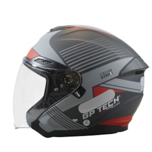 CAPACETE GP TECH OPEN OF669 AIR FOSCO ABERTO