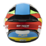 CAPACETE GP TECH OPEN OF669 FLAG ABERTO