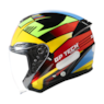 CAPACETE GP TECH OPEN OF669 FLAG ABERTO