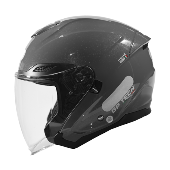 CAPACETE GP TECH OPEN OF669 MONO METALIZADO ABERTO