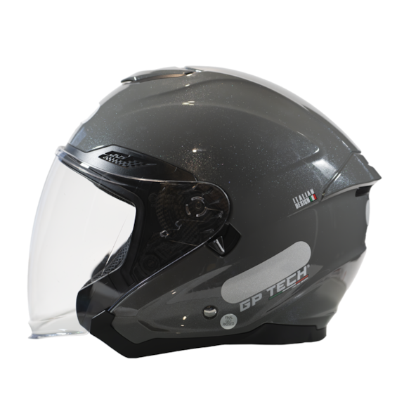 CAPACETE GP TECH OPEN OF669 MONO METALIZADO ABERTO