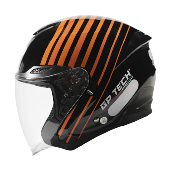 CAPACETE GP TECH OPEN OF669 RANGE TRICOLOR ABERTO