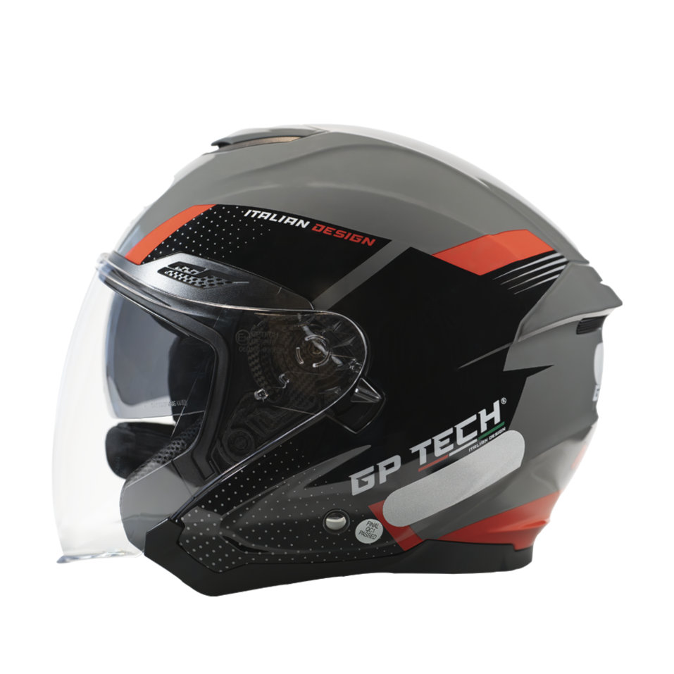CAPACETE GP TECH OPEN OF669 RUNNER FOSCO ABERTO | Paulinho Motos