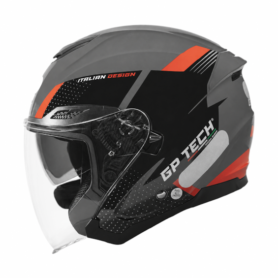 CAPACETE GP TECH OPEN OF669 RUNNER FOSCO ABERTO