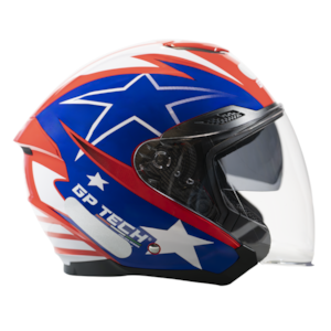 CAPACETE GP TECH OPEN OF669 USA ABERTO