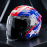 CAPACETE GP TECH OPEN OF669 USA ABERTO