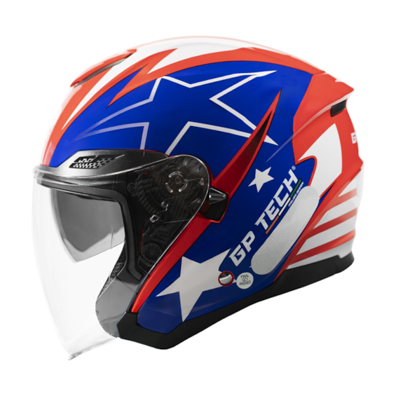 CAPACETE GP TECH OPEN OF669 USA ABERTO