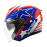 CAPACETE GP TECH OPEN OF669 USA ABERTO