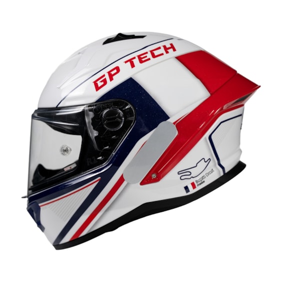 Gp Tech Domine as Pistas com o CAPACETE GP TECH PILOT GP CIRCUIT FRANCE da ...