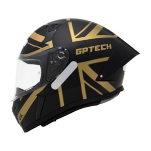 CAPACETE GP TECH SENSE UK FOSCO GOLD