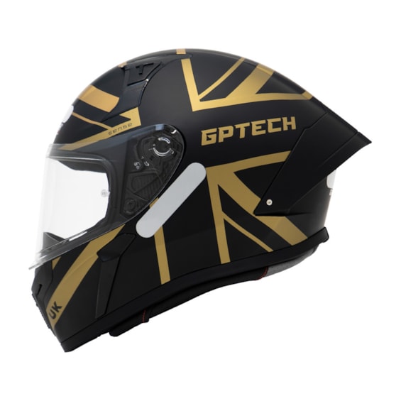 CAPACETE GP TECH SENSE UK FOSCO GOLD