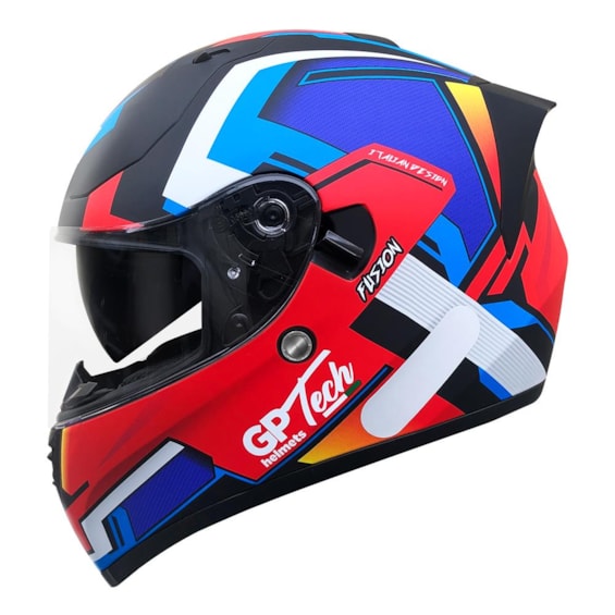 Capacete GP TECH V128 Fusion SV Fosco 