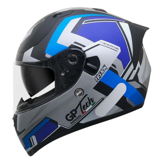 Capacete GP TECH V128 Fusion SV Fosco 