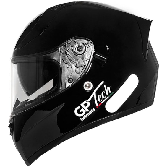 Capacete GP TECH V128 Monocolor SV Viseira Solar 