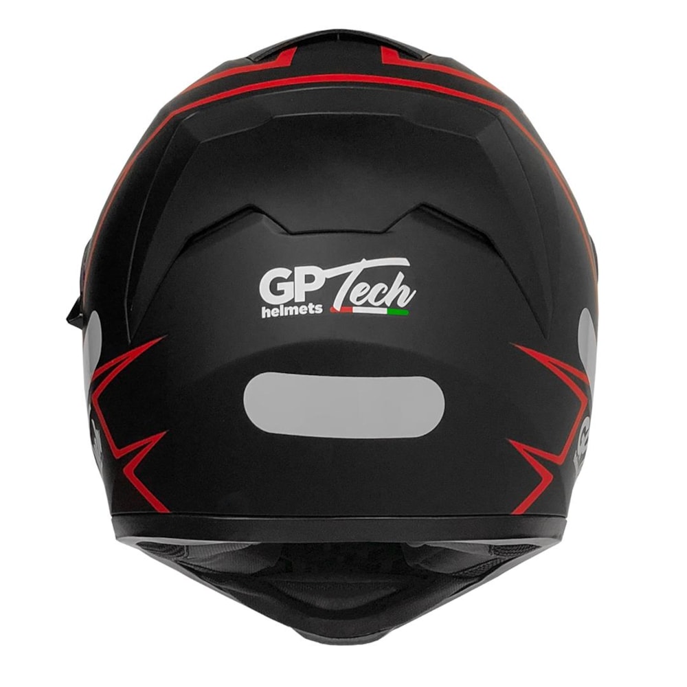 Gp Tech Solar Capacete GP TECH V128 Rapid SV Viseira Solar Fosco Escuro - Paulinho Motos