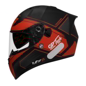Capacete GP TECH V128 Rapid V2 SV Viseira Solar Fosco 