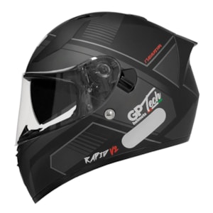 Capacete GP TECH V128 Rapid V2 SV Viseira Solar Fosco 