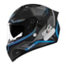 Capacete GP TECH V128 Velocity V2 SV Viseira Solar Fosco 