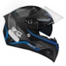 Capacete GP TECH V128 Velocity V2 SV Viseira Solar Fosco 