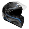 Capacete GP TECH V128 Velocity V2 SV Viseira Solar Fosco 