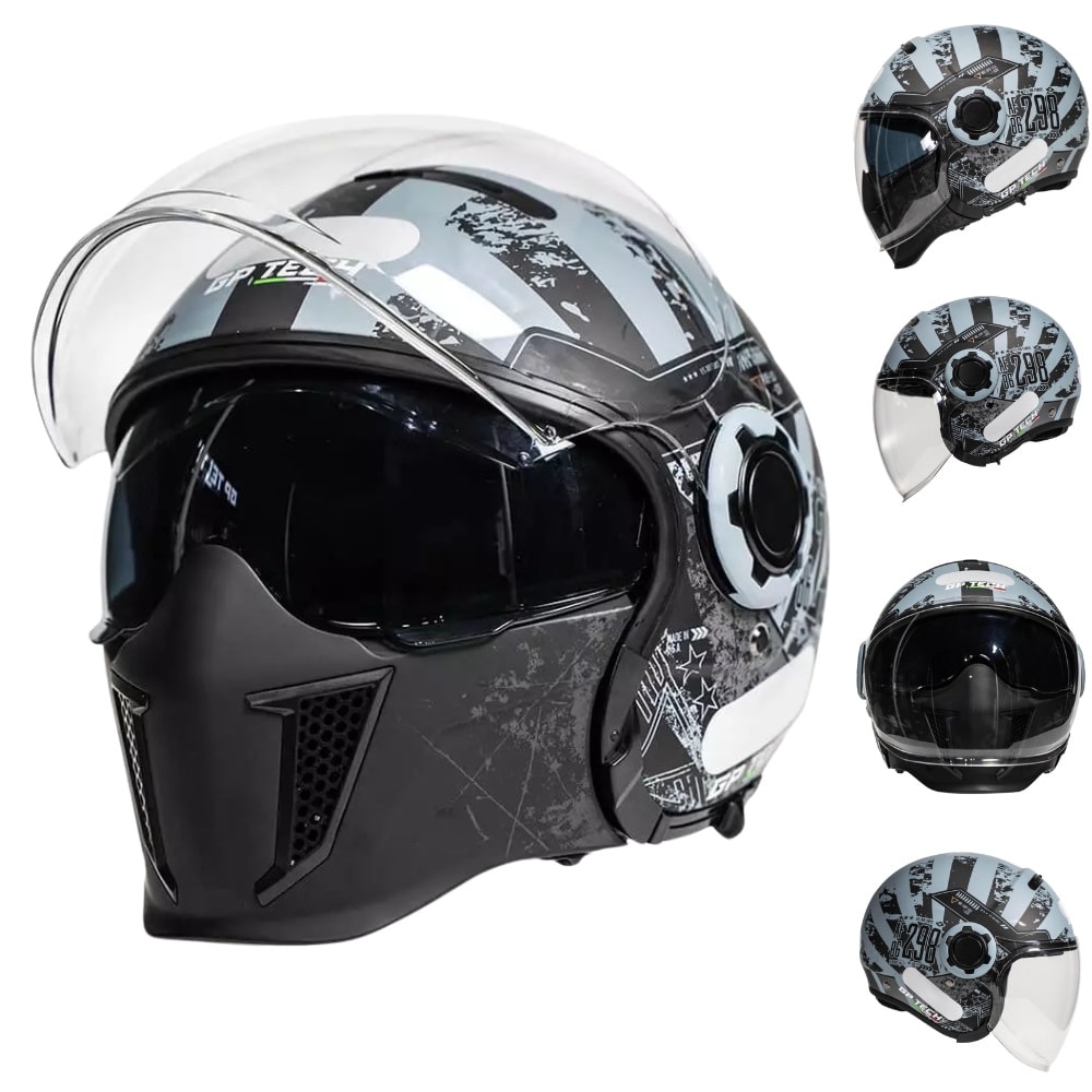 Encontre o Melhor em Proteção com o Capacete GP Tech OP13A Zoom na