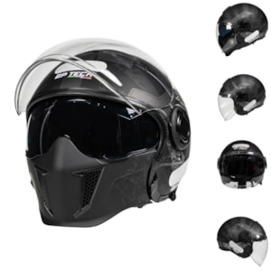 CAPACETE GP TECH ZOOM CAMUFLADO