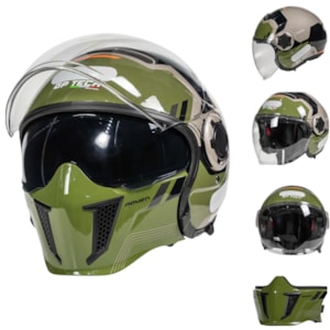 CAPACETE GP TECH ZOOM REVOLT ARMY