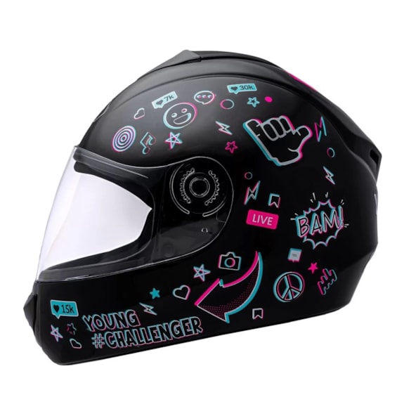 Capacete Infantil FLY F-9 Young Live 