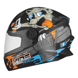 CAPACETE INFANTIL PRO TORK LIBERTY FOUR KIDS PAINT FOSCO