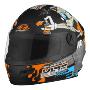 CAPACETE INFANTIL PRO TORK LIBERTY FOUR KIDS PAINT FOSCO