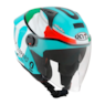 CAPACETE KYT D-CITY DENNIS FOGGIA LEOPARD REPLICA